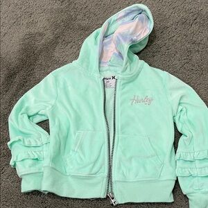 Hurley Mint Green Kids Hoodie